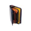 Compartments of the women's leather wallet