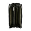 Women's leather wallet pockets