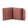 Compartments of the women's leather wallet