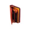 Interior of women's leather wallet