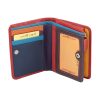 Compartments of the women's leather wallet